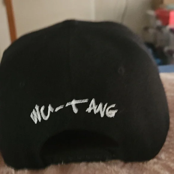 Black and White Cap with Logo Custom Made Wu York Hat